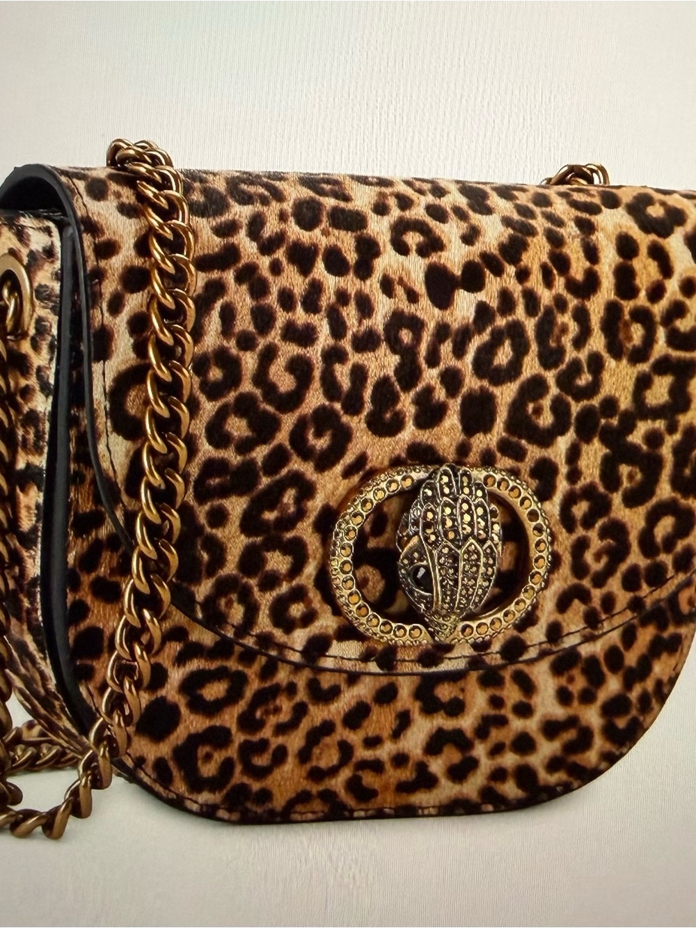 Kurt Geiger London Chelsea Genuine Calf Hair Saddle Bag - NWT